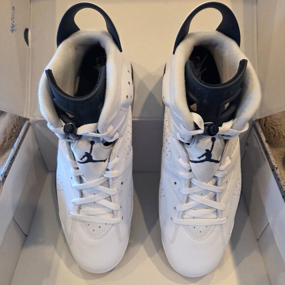 Size 13 Men's - Jordan 6 Retro Midnight Navy (CT8529-141) - Picture 3 of 7